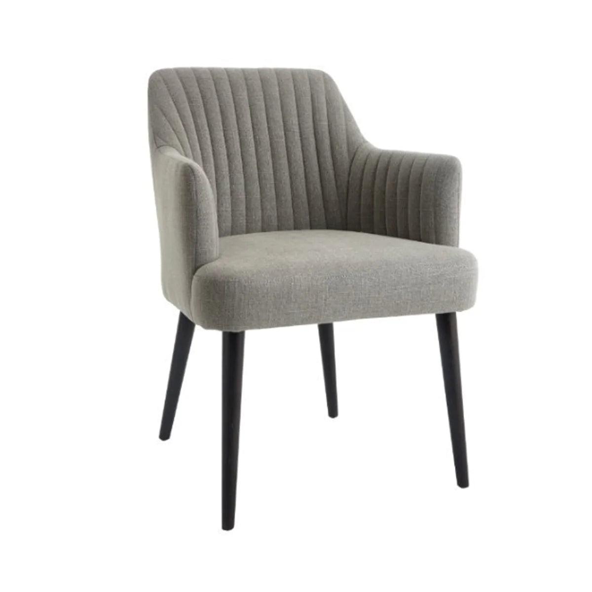 RV Astley Blisco Chair In Grey Linen-Esme Furnishings