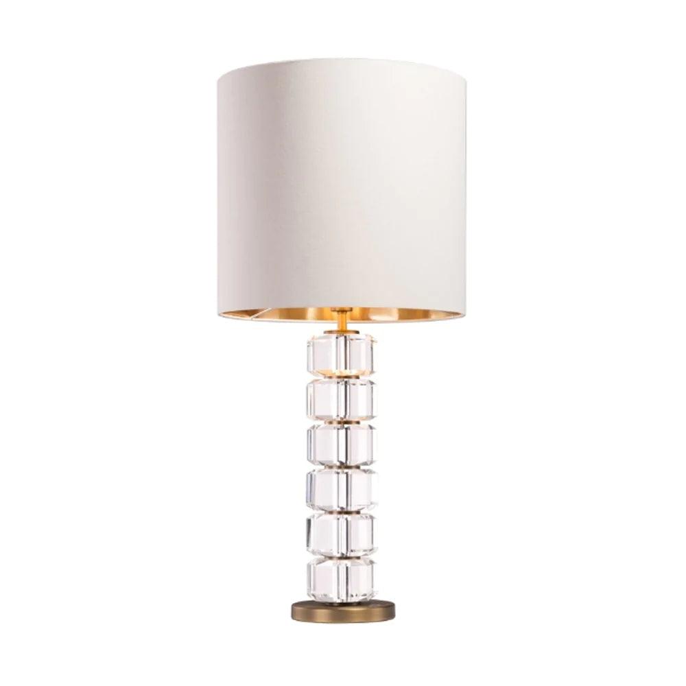 RV Astley Dervla Table Lamp with Crystal-Esme Furnishings