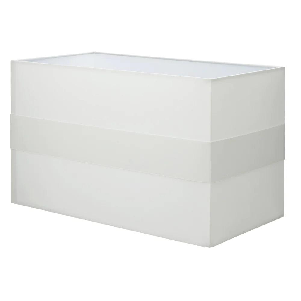 RV Astley Rectangular Central Band Shade in Milk White-Esme Furnishings