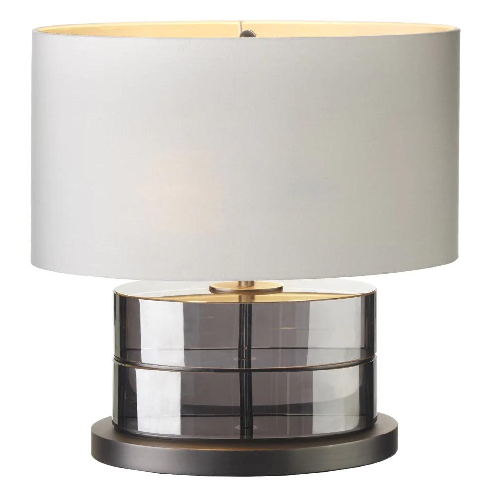 RV Astley Todd Table Lamp with Smoke Crystal-Esme Furnishings