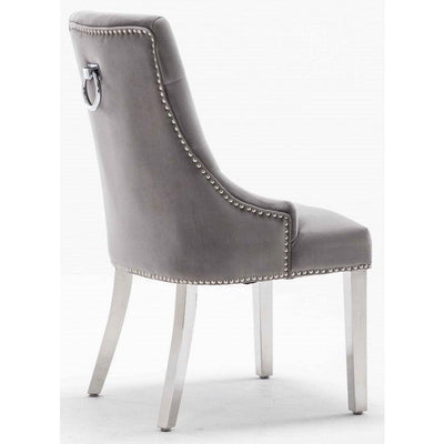 Arianna White 200CM Marble Dining Table + Knightsbridge Plush Velvet Dining Chairs-Esme Furnishings