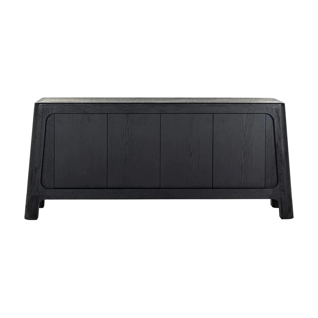 Richmond Interiors Baccarat 4 Door Dark Coffee Wood Sideboard