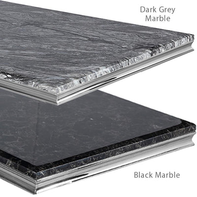 Arianna 140cm Black Marble Console Table-Esme Furnishings